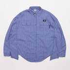 Over Print BREAK WIDE SHIRTS STRIPE 寬版條紋長袖襯衫