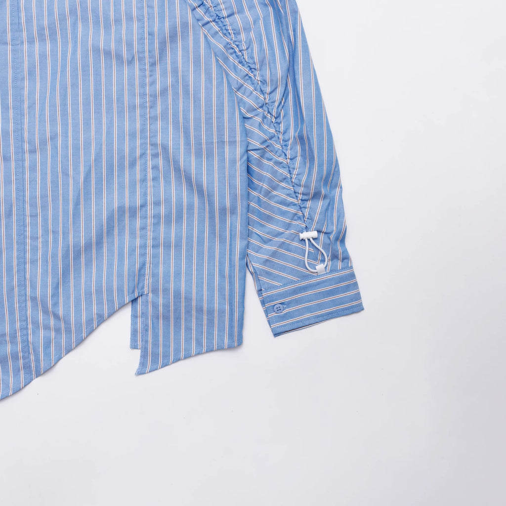 Over Print BREAK WIDE SHIRTS STRIPE 寬版條紋長袖襯衫