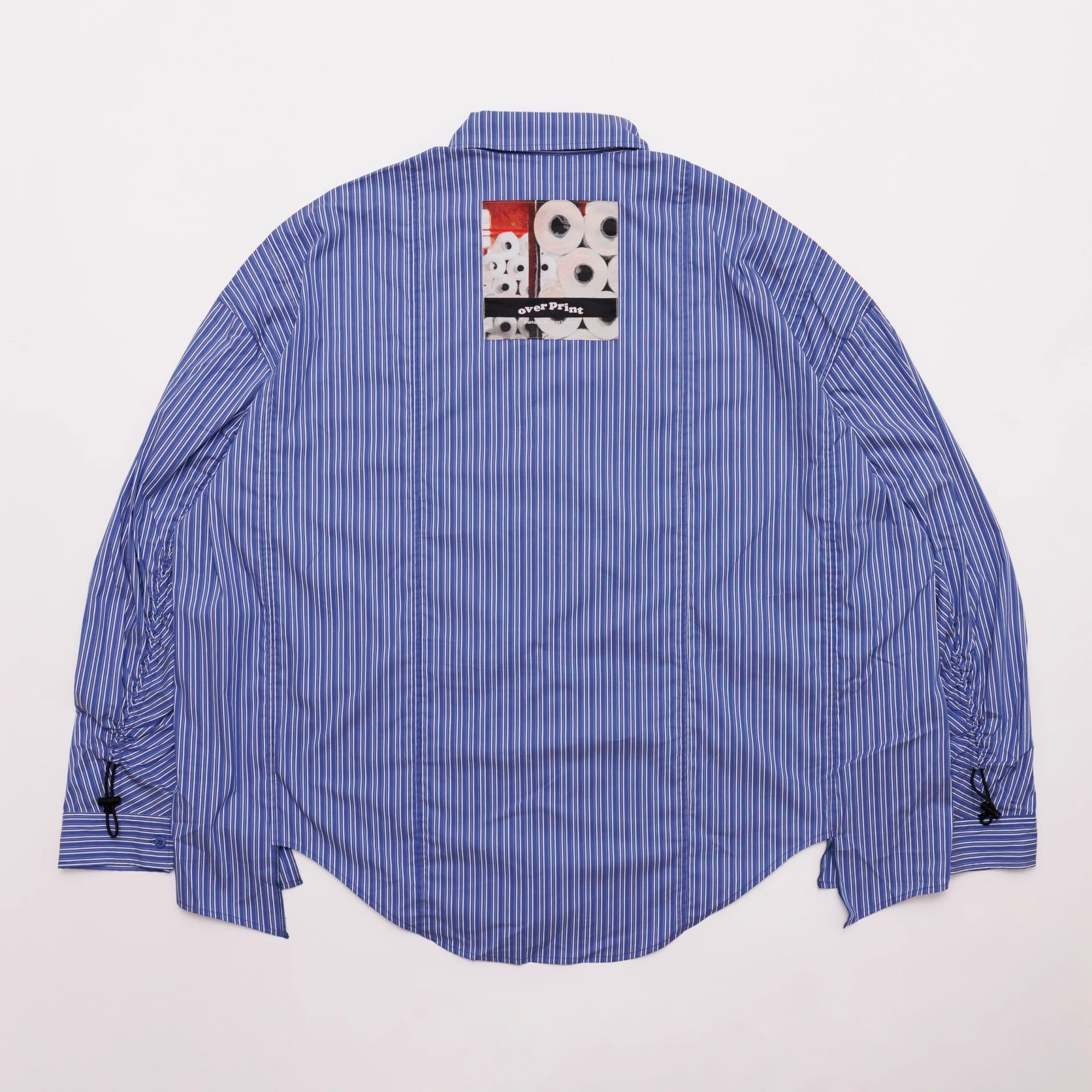 Over Print BREAK WIDE SHIRTS STRIPE 寬版條紋長袖襯衫