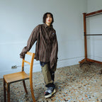Over Print BREAK WIDE SHIRTS STRIPE 寬版條紋長袖襯衫