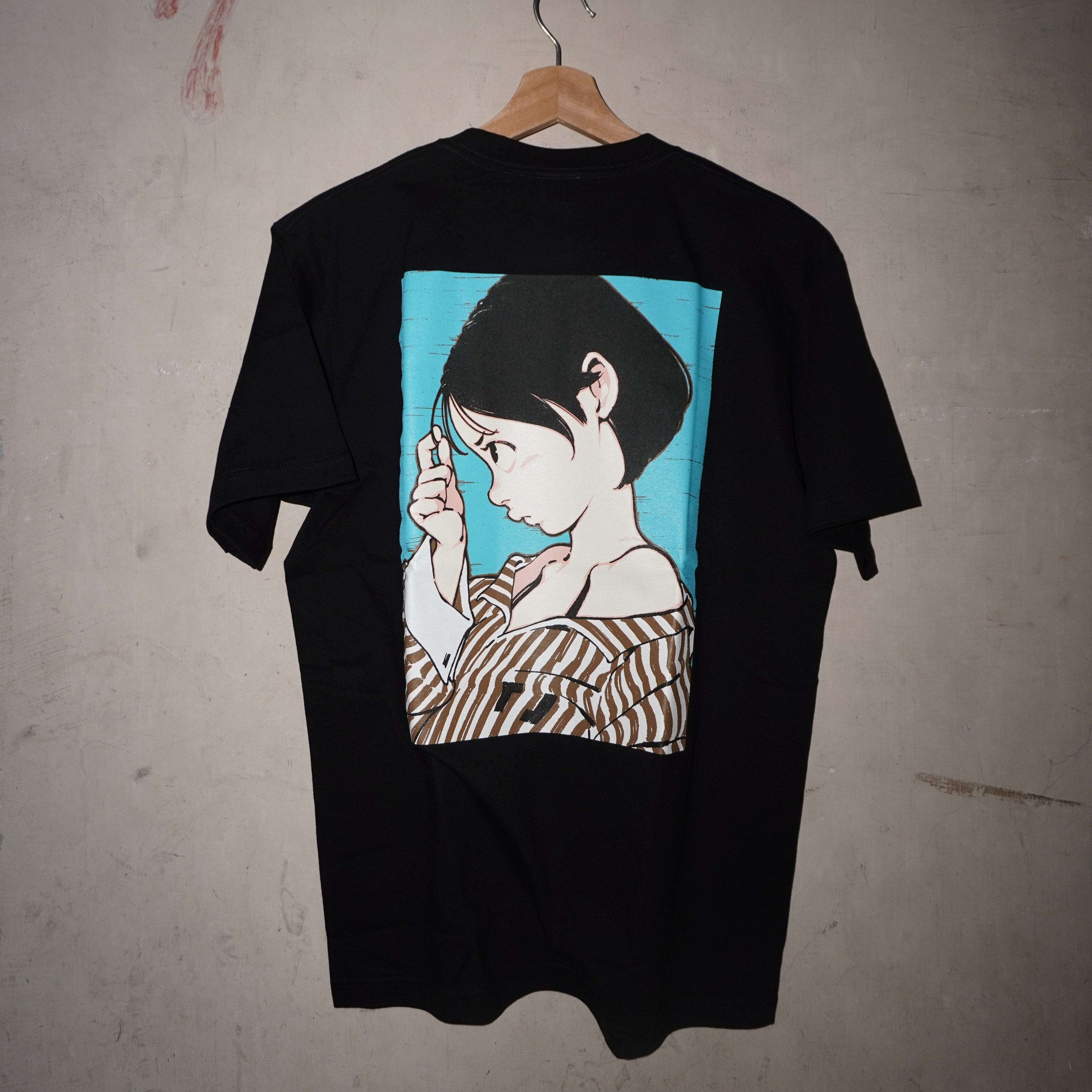 Over Print yinhao Tee_mint