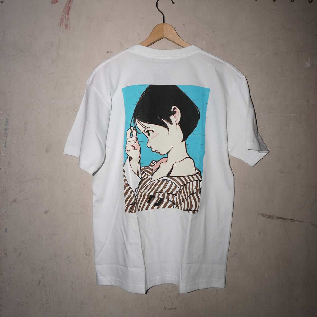 Over Print yinhao Tee_mint
