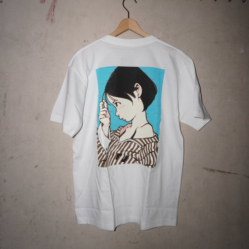 Over Print yinhao Tee_mint
