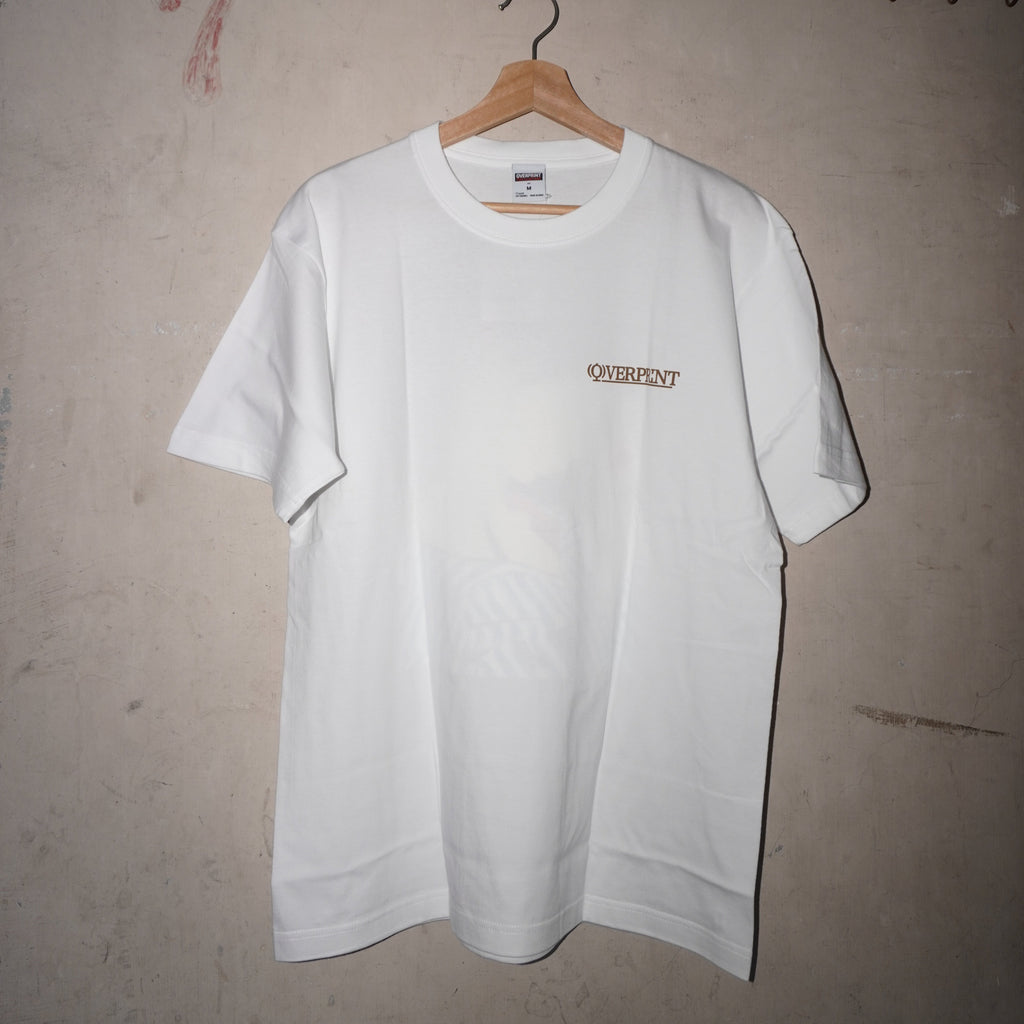 Over Print yinhao Tee_brown