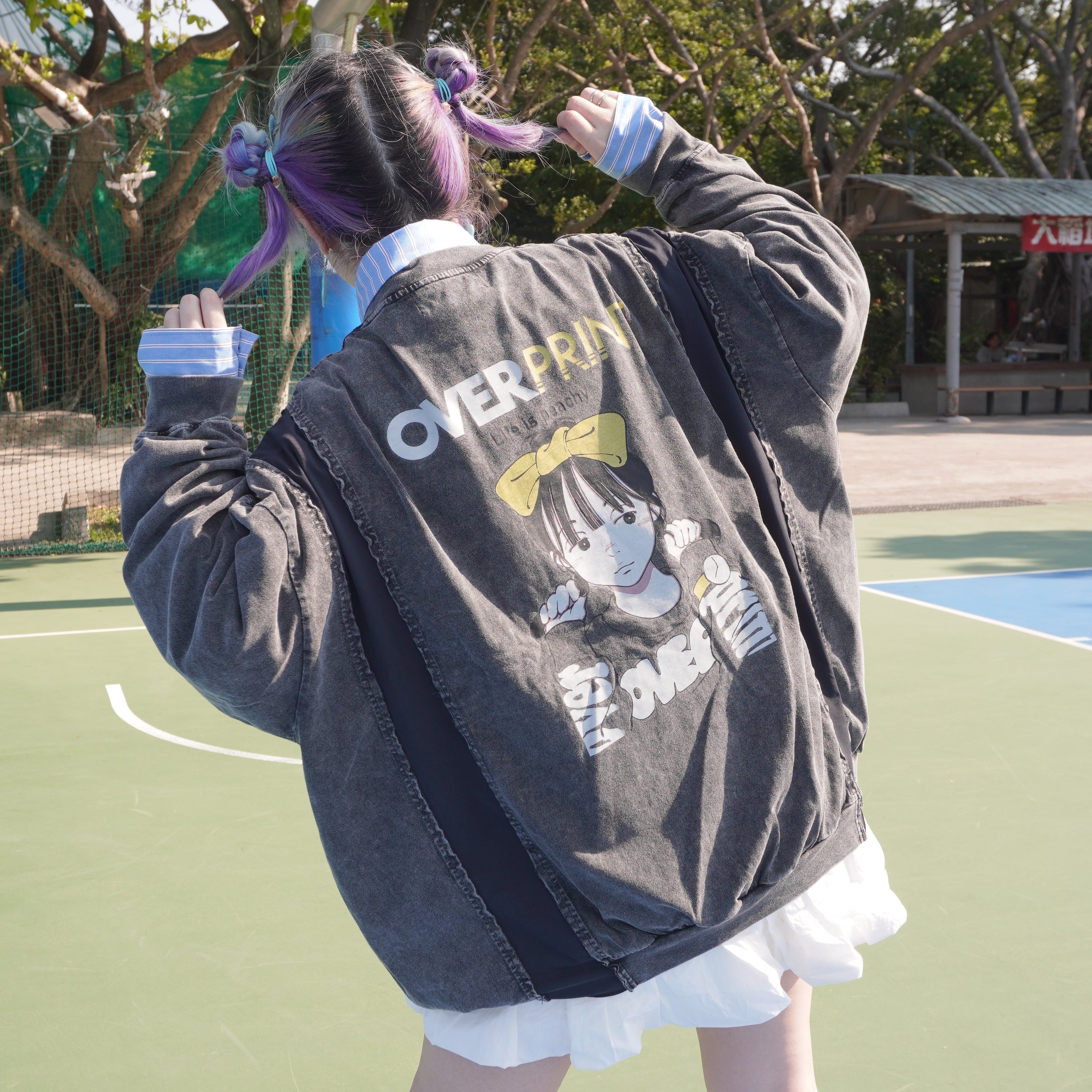 Over Print - pigment POP ART LS Tee Ver:11_yinhao_limited