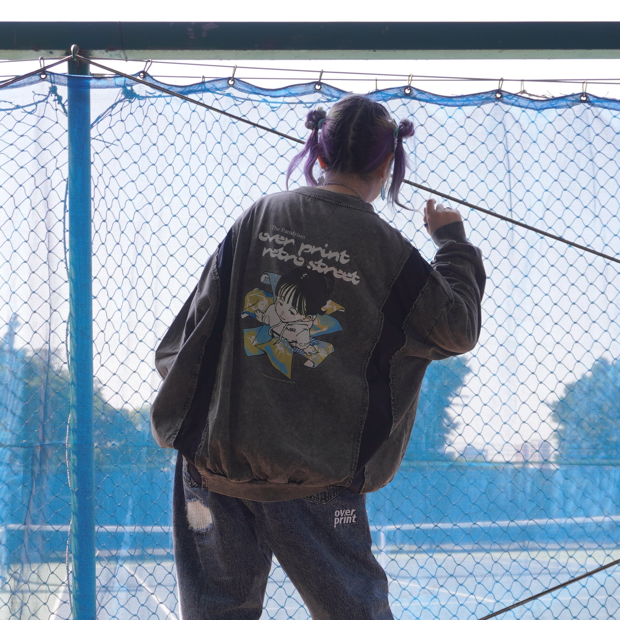 Over Print - pigment Rebirth LS Tee_yinhao_limited