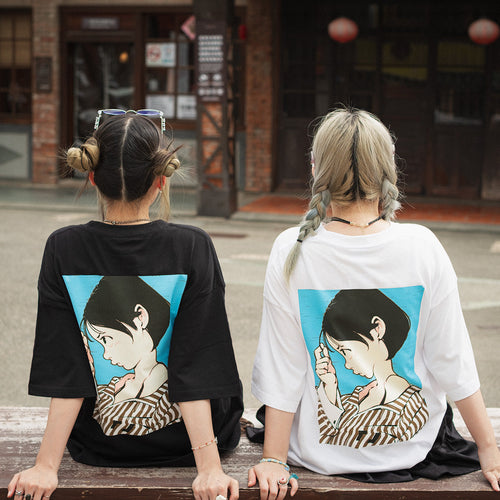 Over Print yinhao Tee_mint