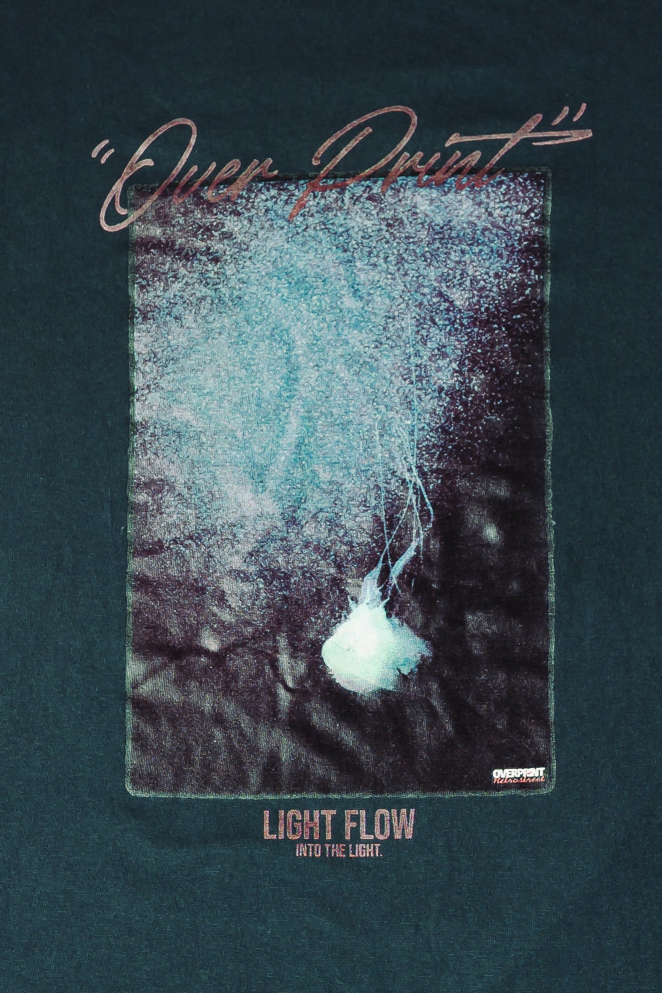 Over Print LIGHT FLOW Photo Tee