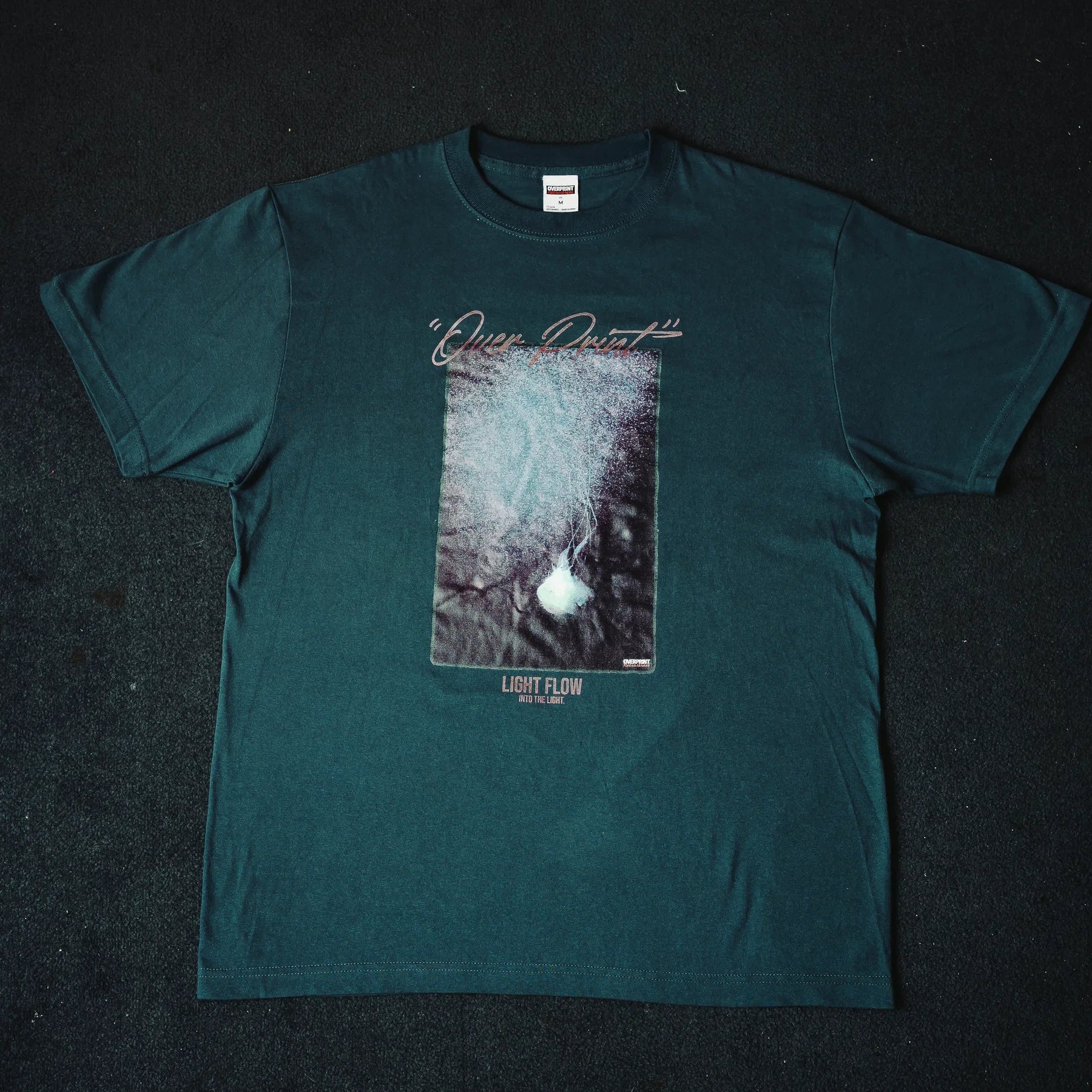 Over Print LIGHT FLOW Photo Tee