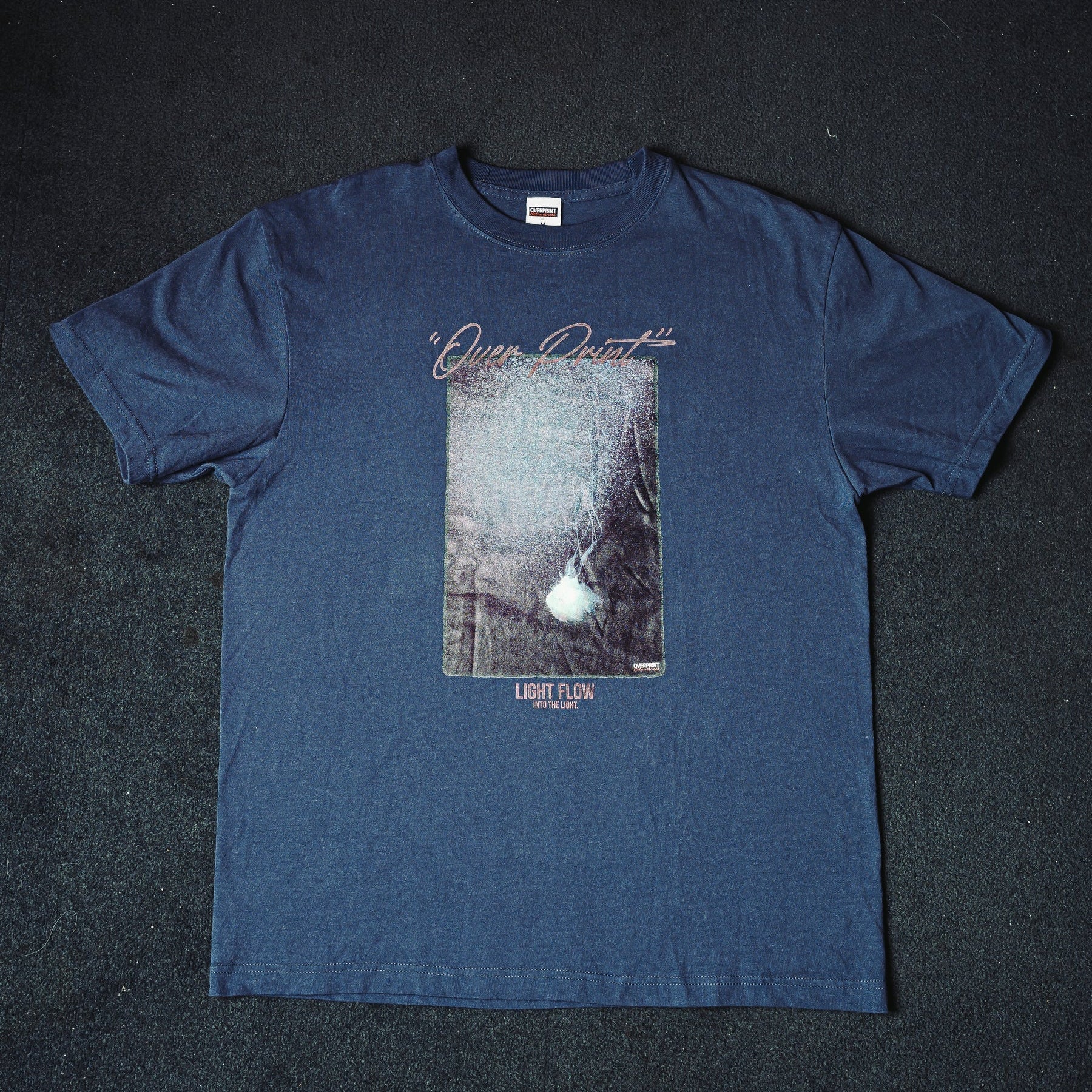 Over Print LIGHT FLOW Photo Tee