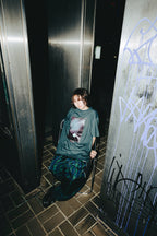 Over Print LIGHT FLOW Photo Tee