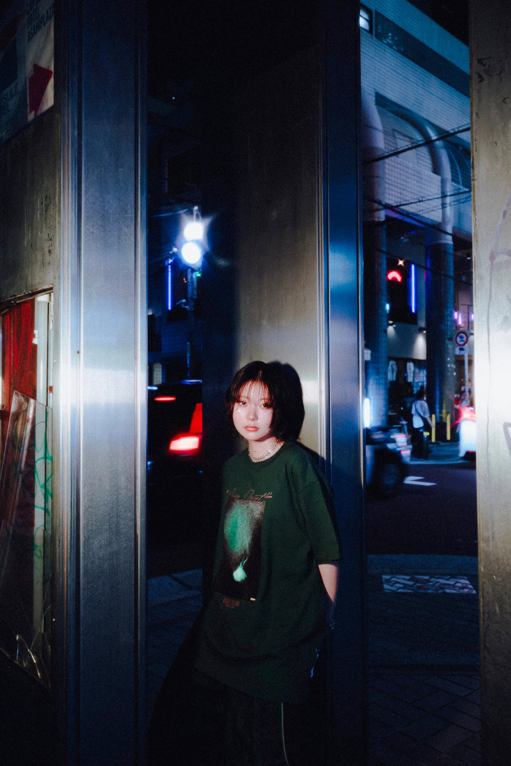 Over Print LIGHT FLOW Photo Tee