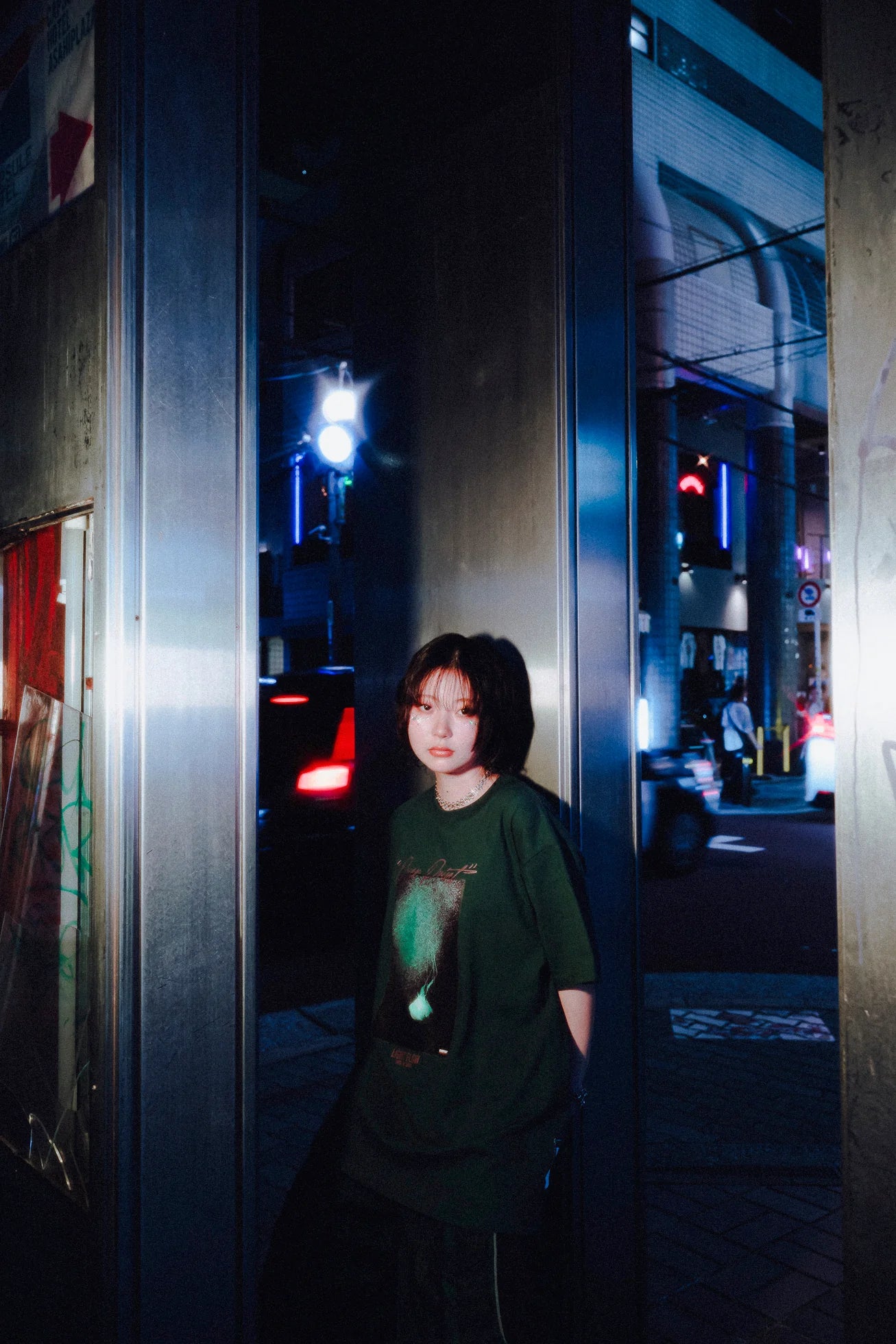 Over Print LIGHT FLOW Photo Tee