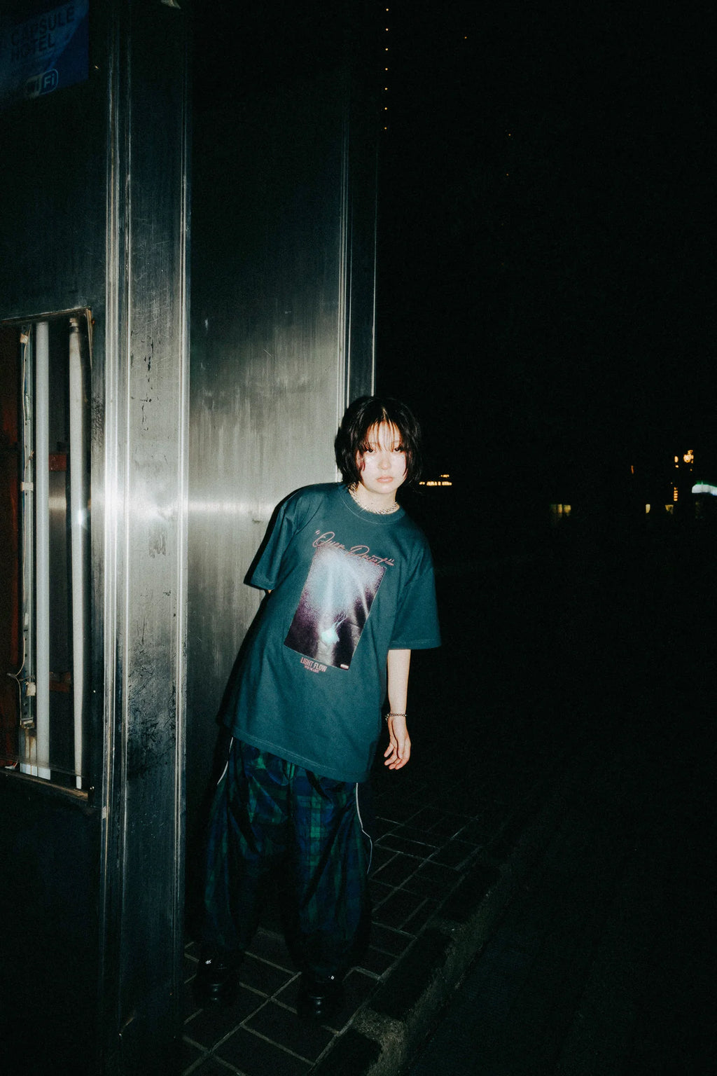 Over Print LIGHT FLOW Photo Tee
