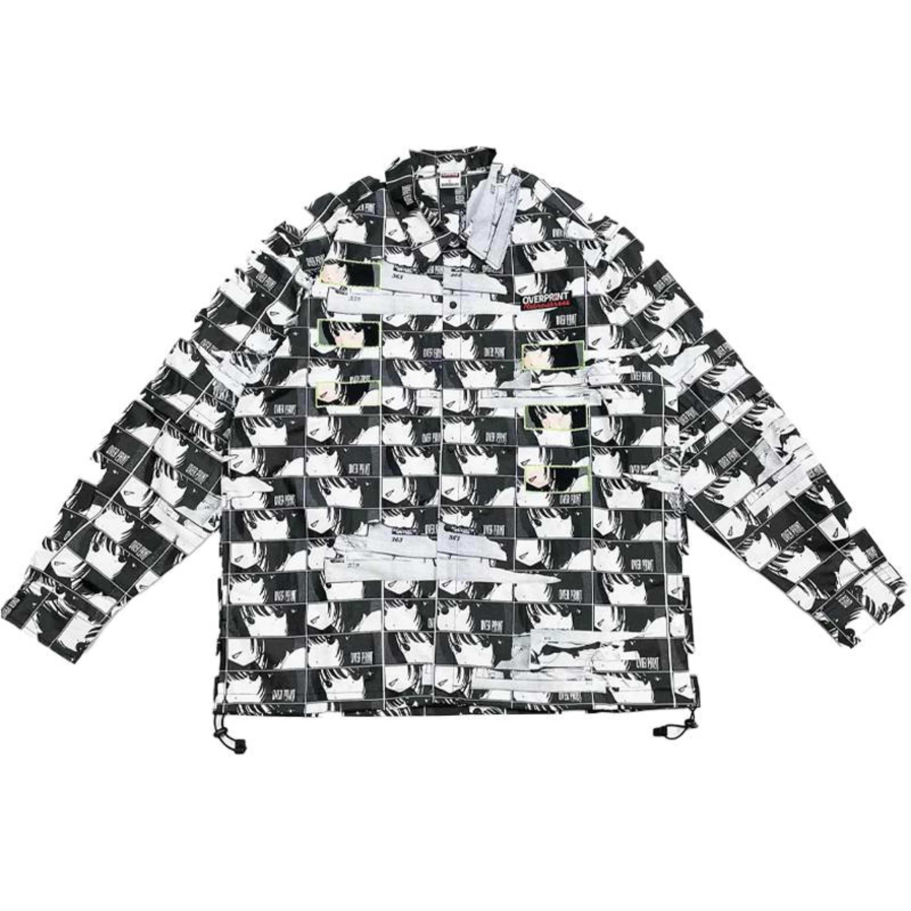 Over Print - Face ARM ZIP SHIRTS