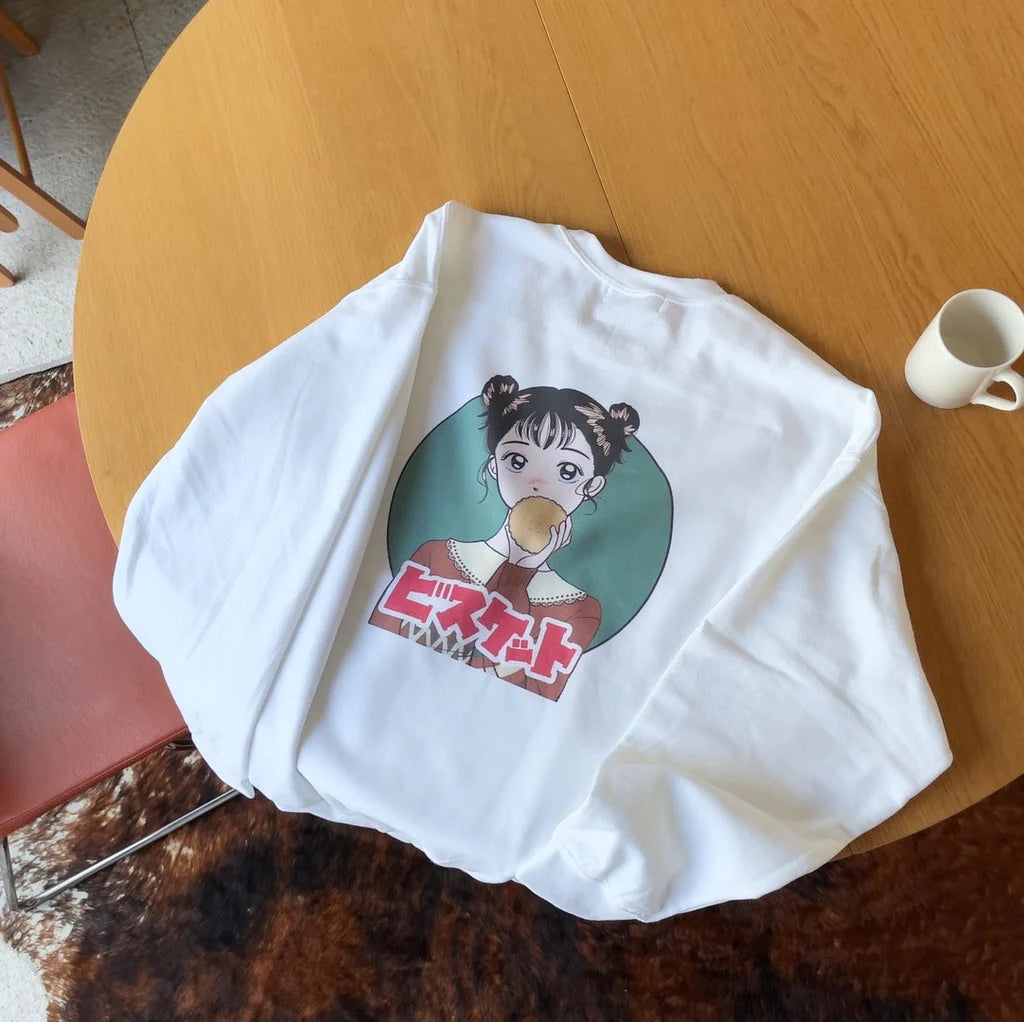 One Drop - Tsukasa Shimada × Fukuda Biscuit Collaboration Sweatshirt