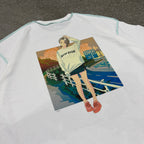 Over Print - sunset Tee