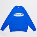 Over Print - OVAL cotton knit - Blue