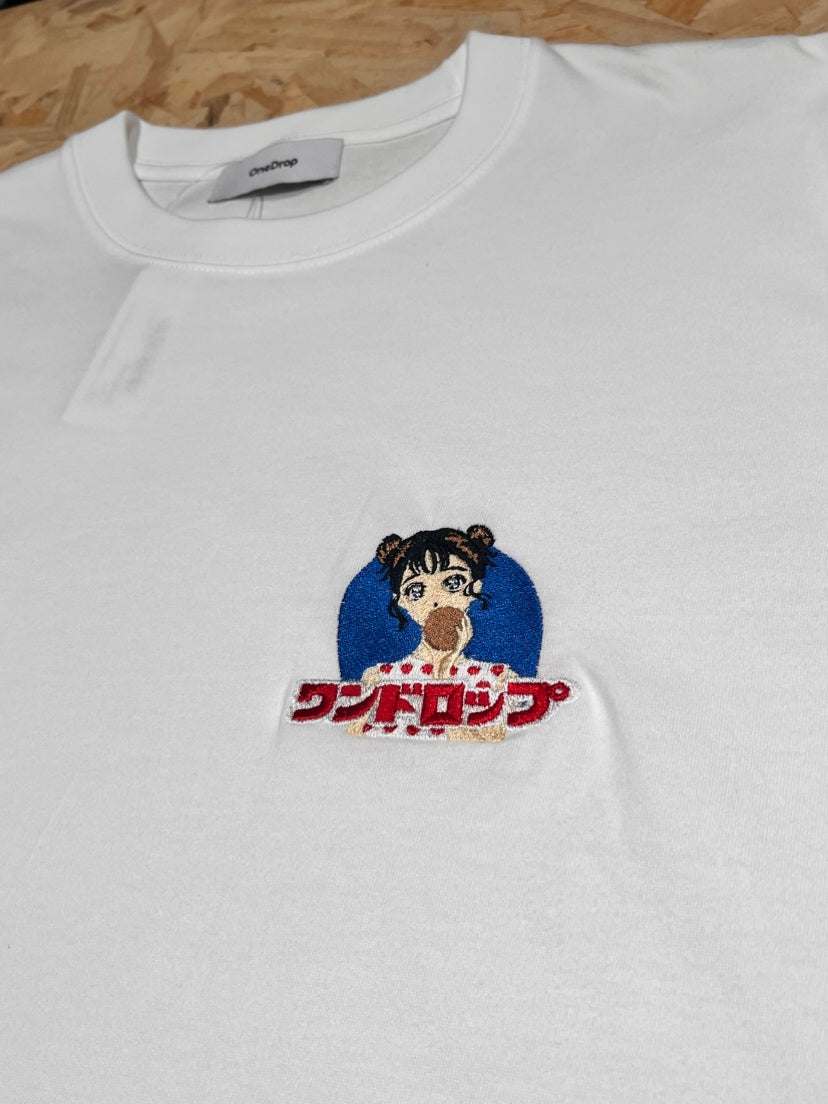 One Drop - Shimada Tsukasa Biscuit Embroidery T-shirt