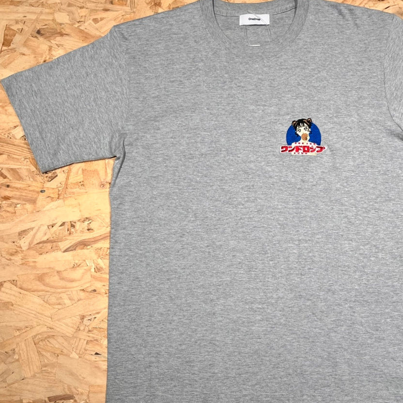One Drop - Shimada Tsukasa Biscuit Embroidery T-shirt