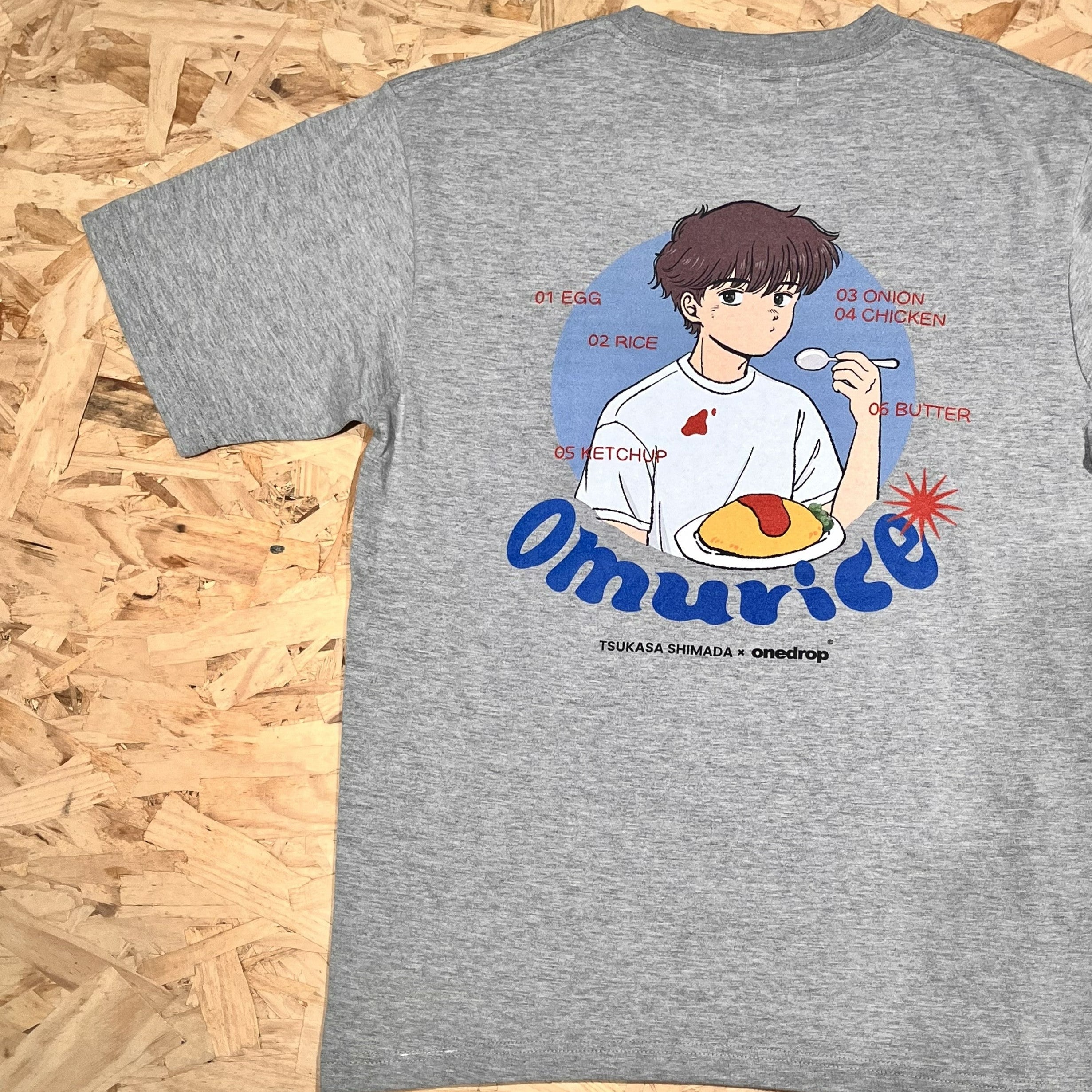 One Drop Shimada Tsukasa Omurice BOY T-shirt