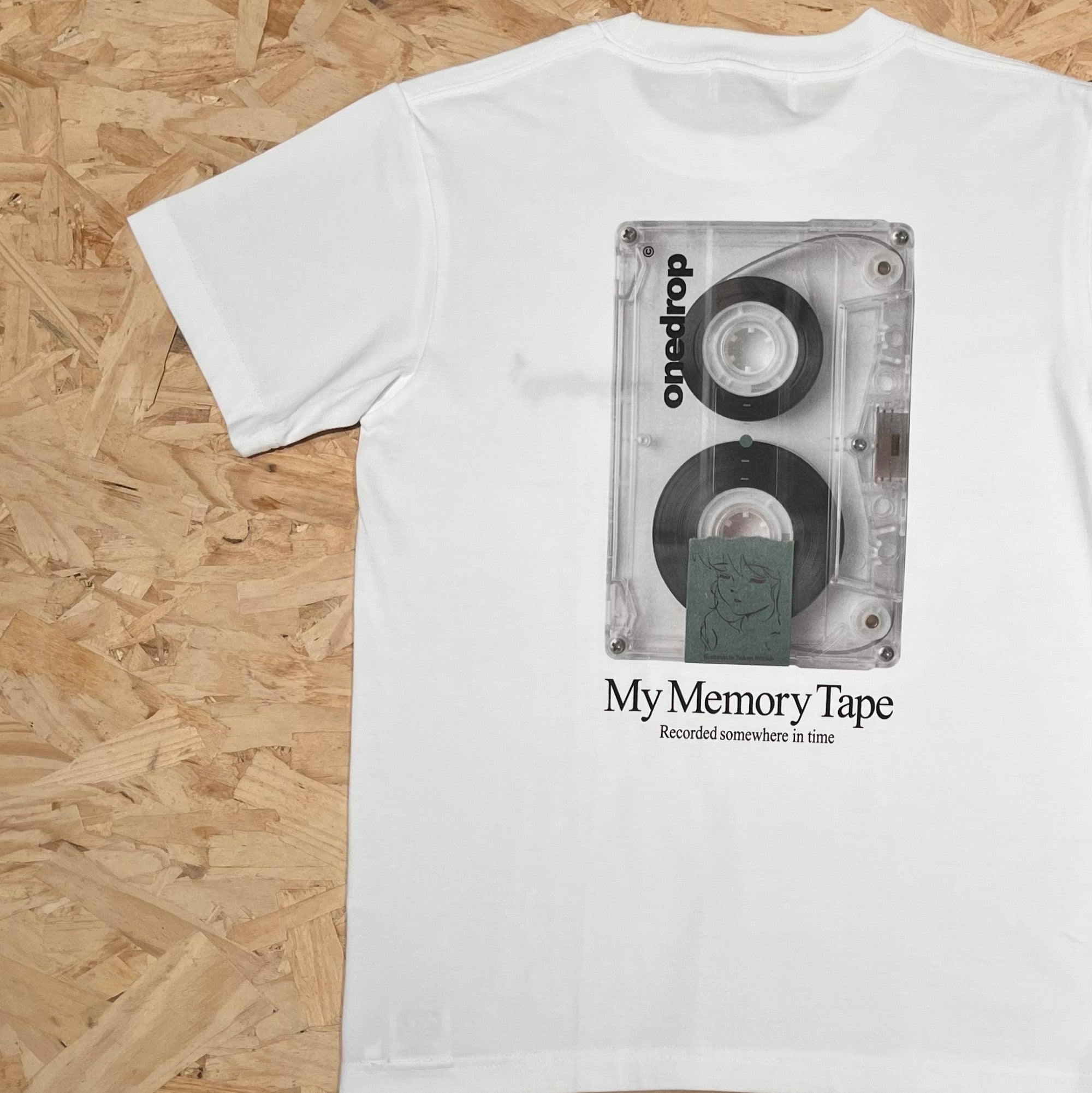 One Drop Shimada Tsukasa My Memory Tape T-shirt