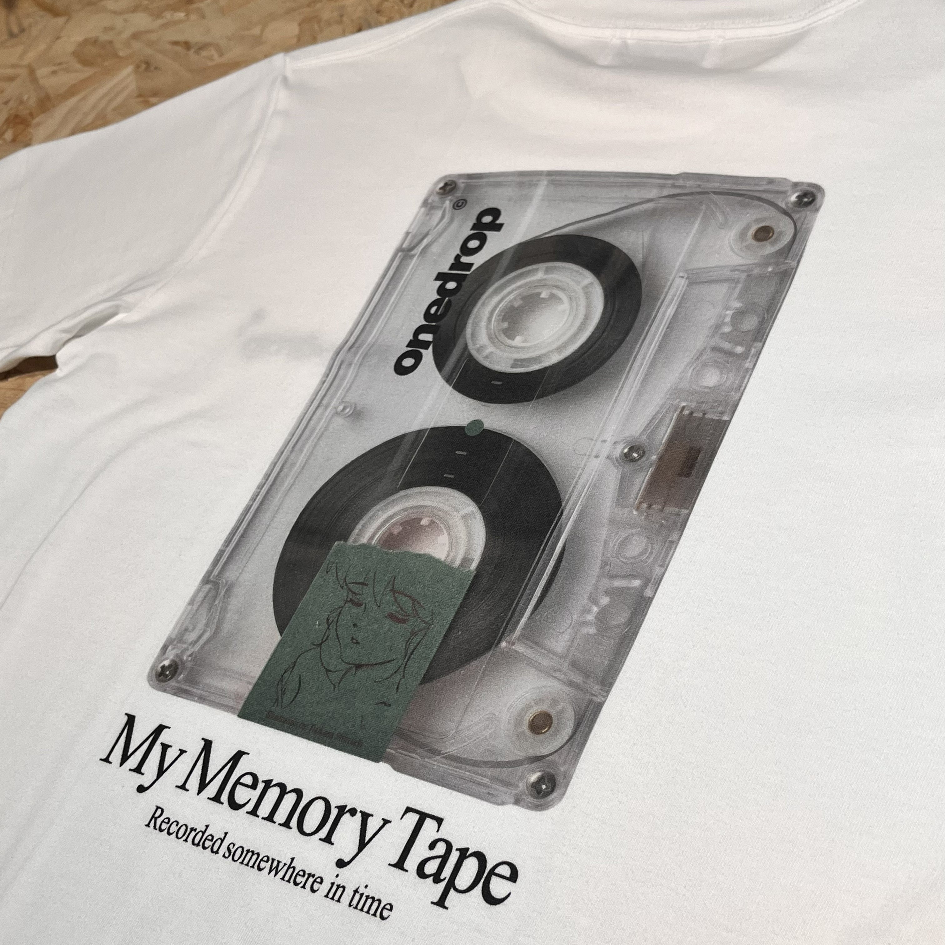One Drop Shimada Tsukasa My Memory Tape T-shirt