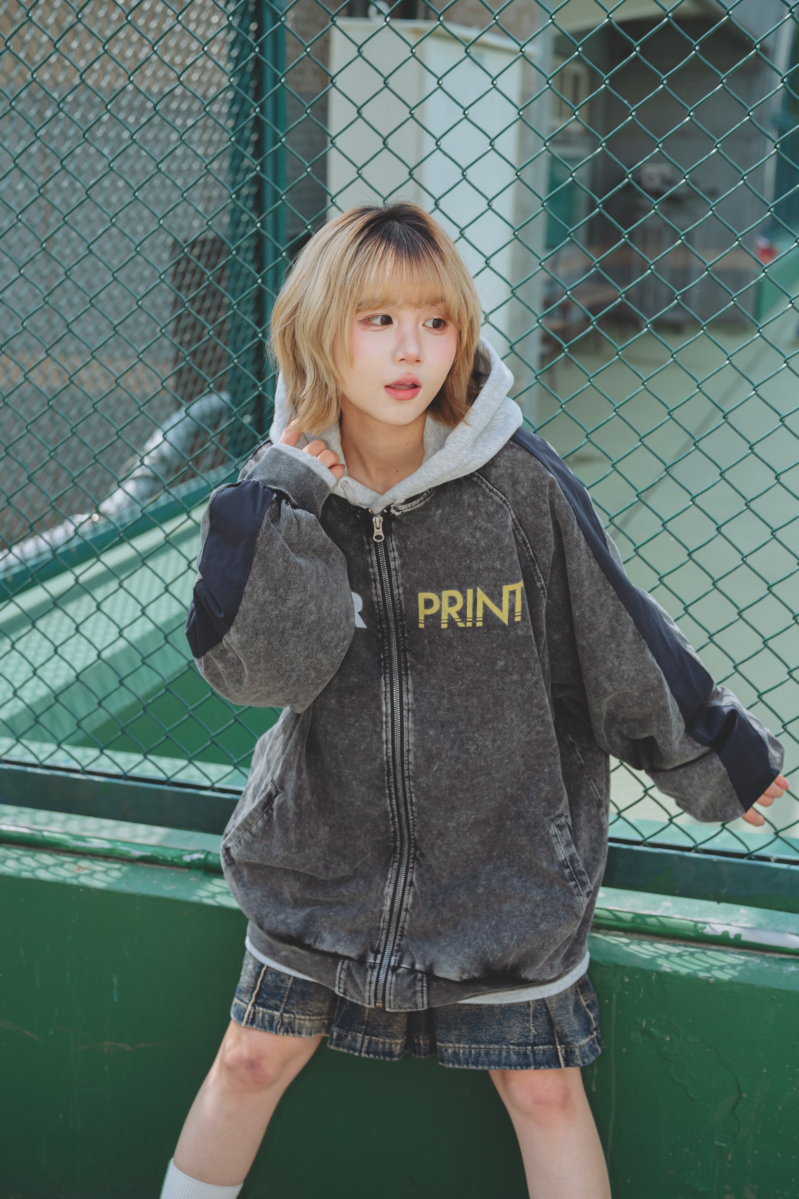 Over Print - pigment POP ART cotton jacket Ver:11_yinhao_limited