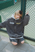 Over Print - pigment POP ART cotton jacket Ver:11_yinhao_limited