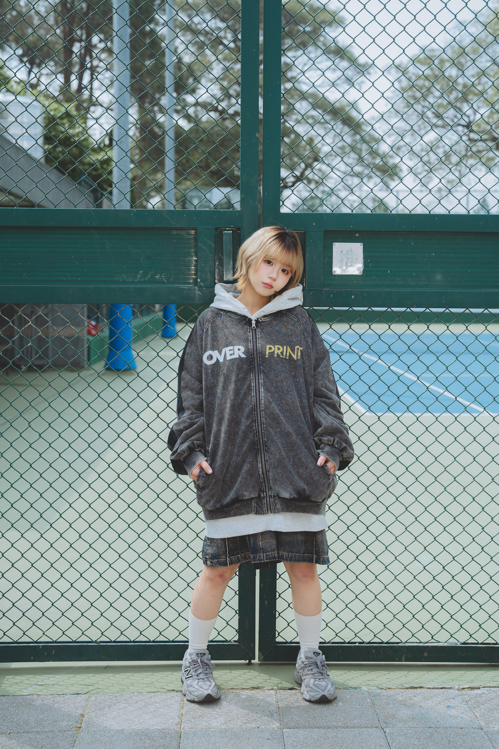 Over Print - pigment POP ART cotton jacket Ver:11_yinhao_limited
