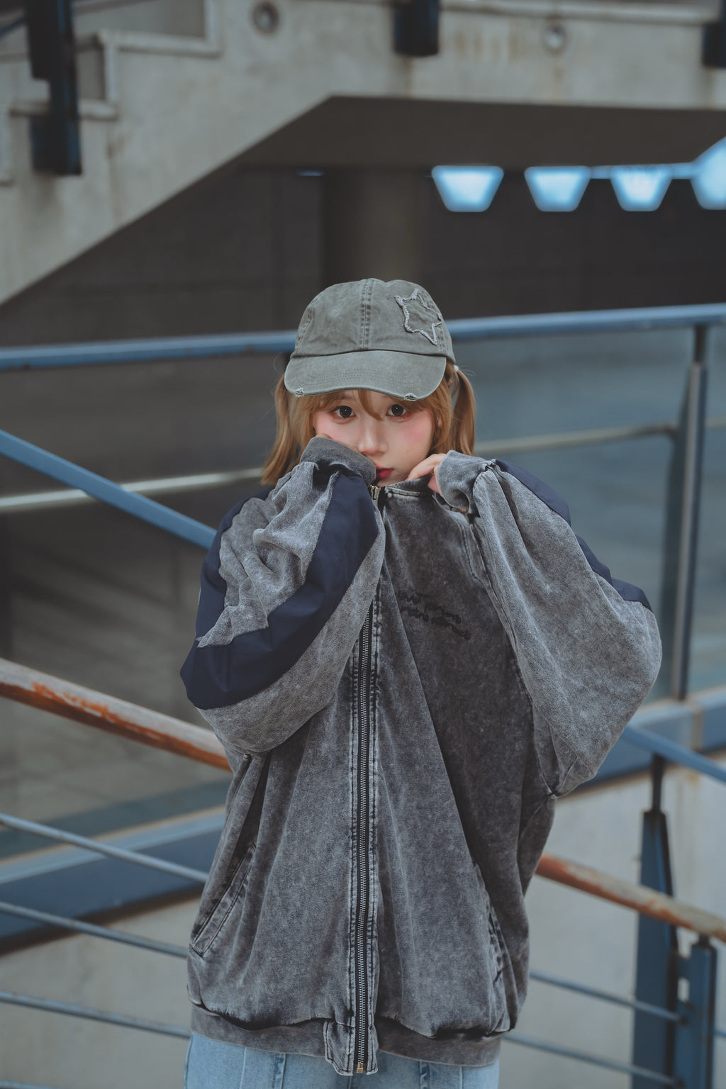 Over Print - pigment Rebirth cotton jacket_yinhao_limited