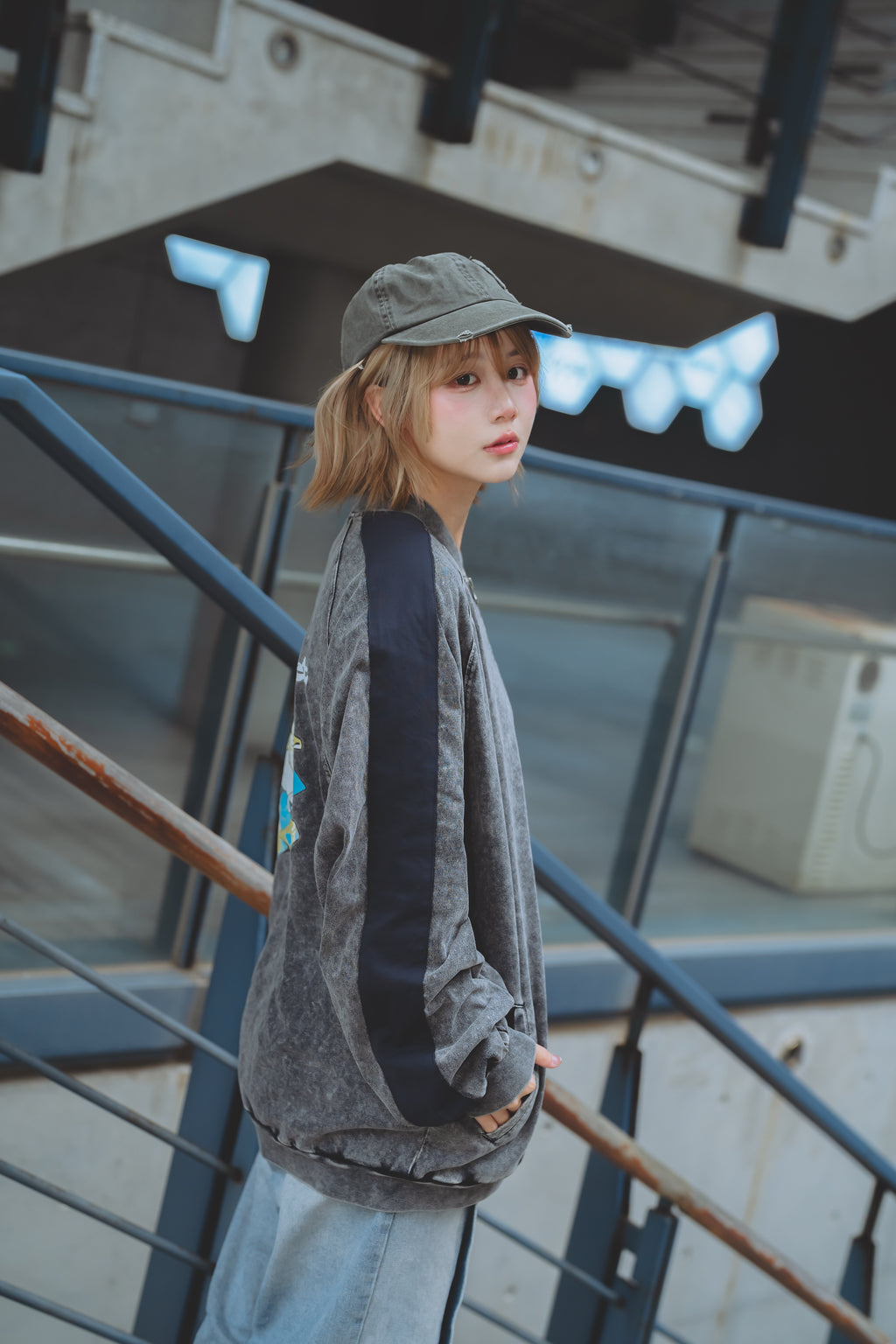 Over Print - pigment Rebirth cotton jacket_yinhao_limited