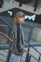 Over Print - pigment Rebirth cotton jacket_yinhao_limited