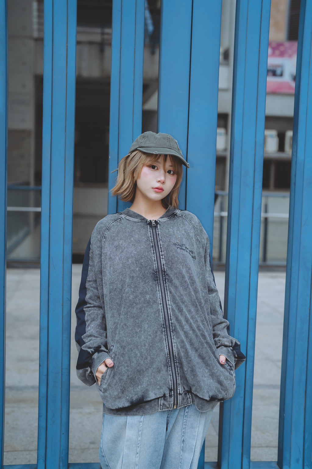 Over Print - pigment Rebirth cotton jacket_yinhao_limited