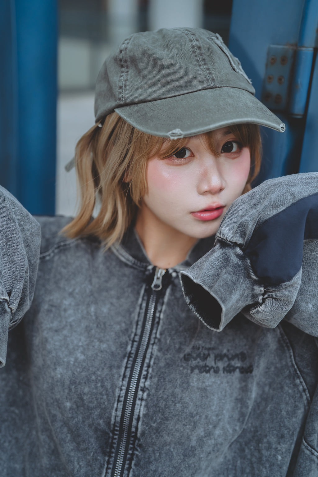 Over Print - pigment Rebirth cotton jacket_yinhao_limited