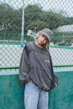Over Print - pigment Rebirth LS Tee_yinhao_limited