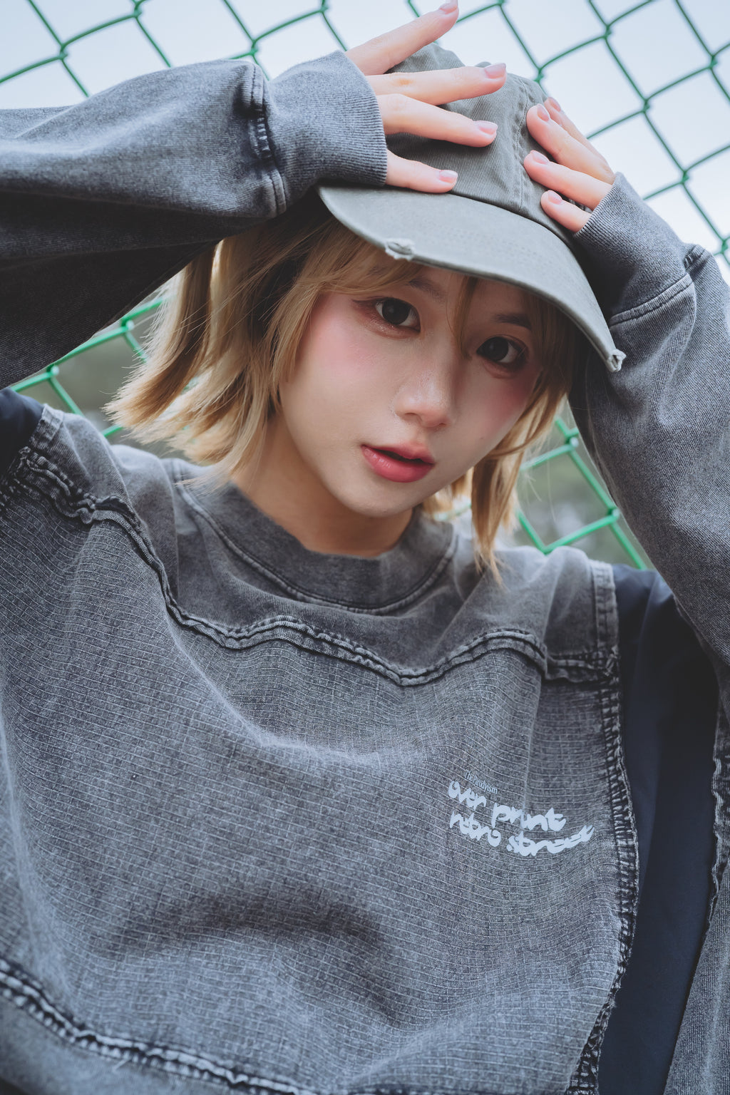 Over Print - pigment Rebirth LS Tee_yinhao_limited