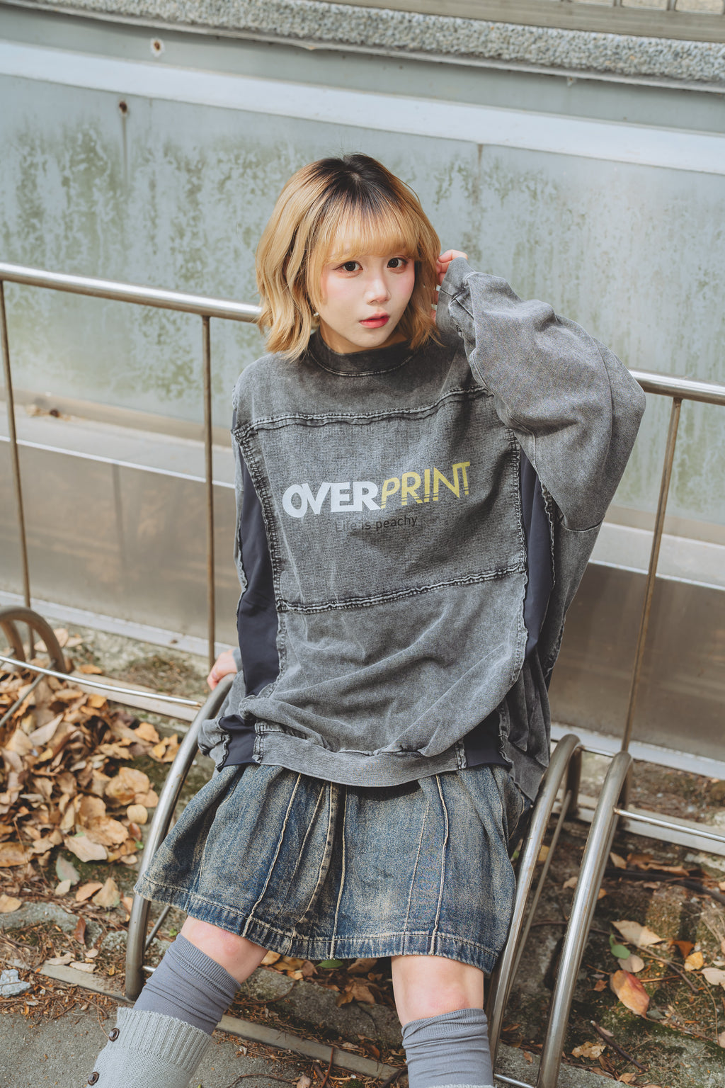Over Print - pigment POP ART LS Tee Ver:11_yinhao_limited