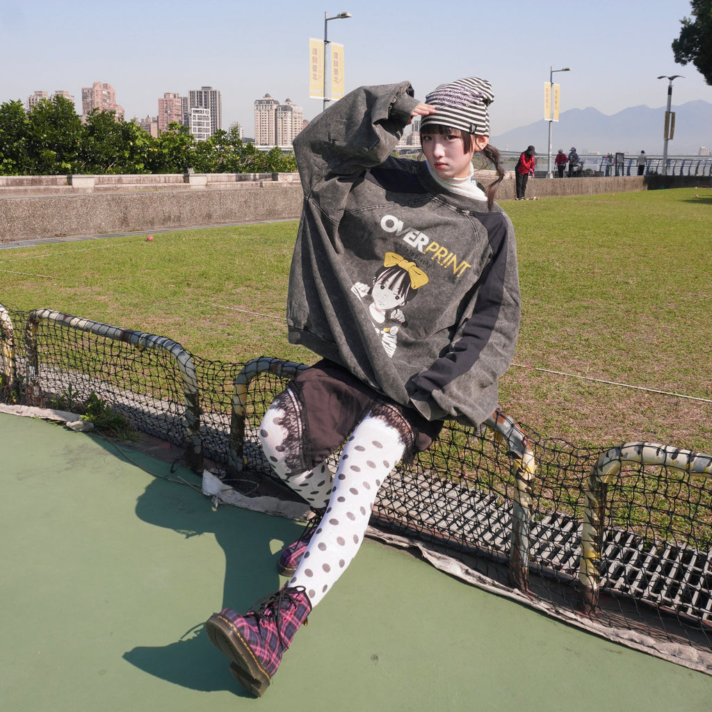 Over Print - pigment POP ART cotton jacket Ver:11_yinhao_limited