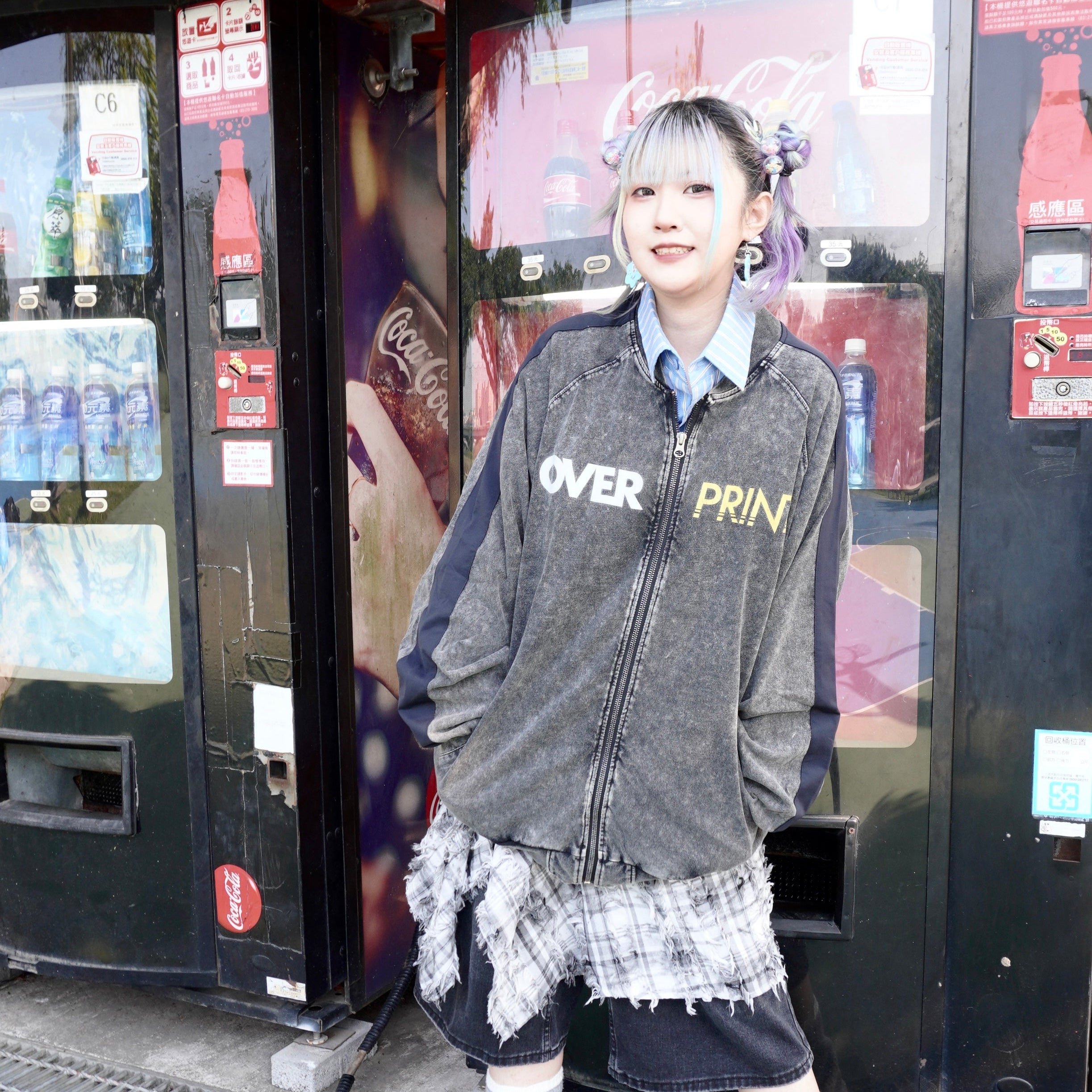 Over Print - pigment POP ART cotton jacket Ver:11_yinhao_limited