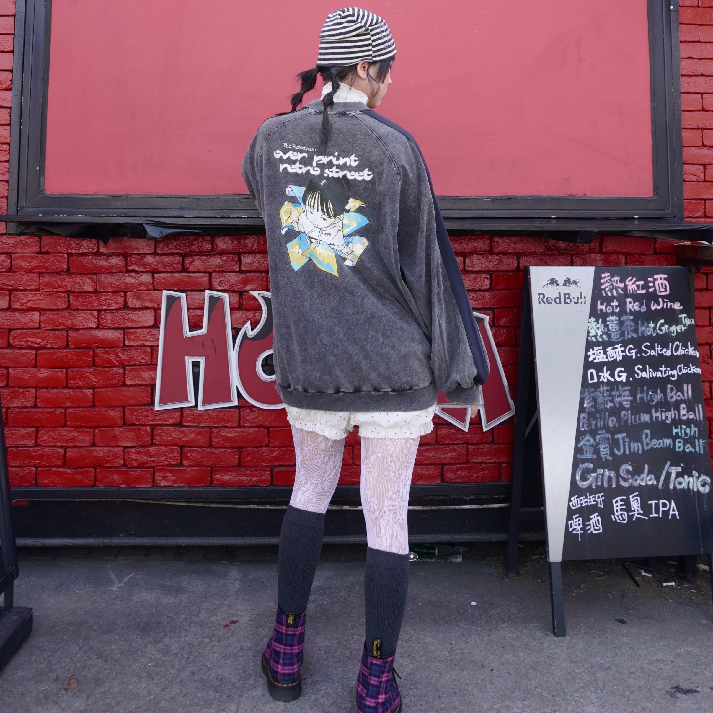 Over Print - pigment Rebirth cotton jacket_yinhao_limited