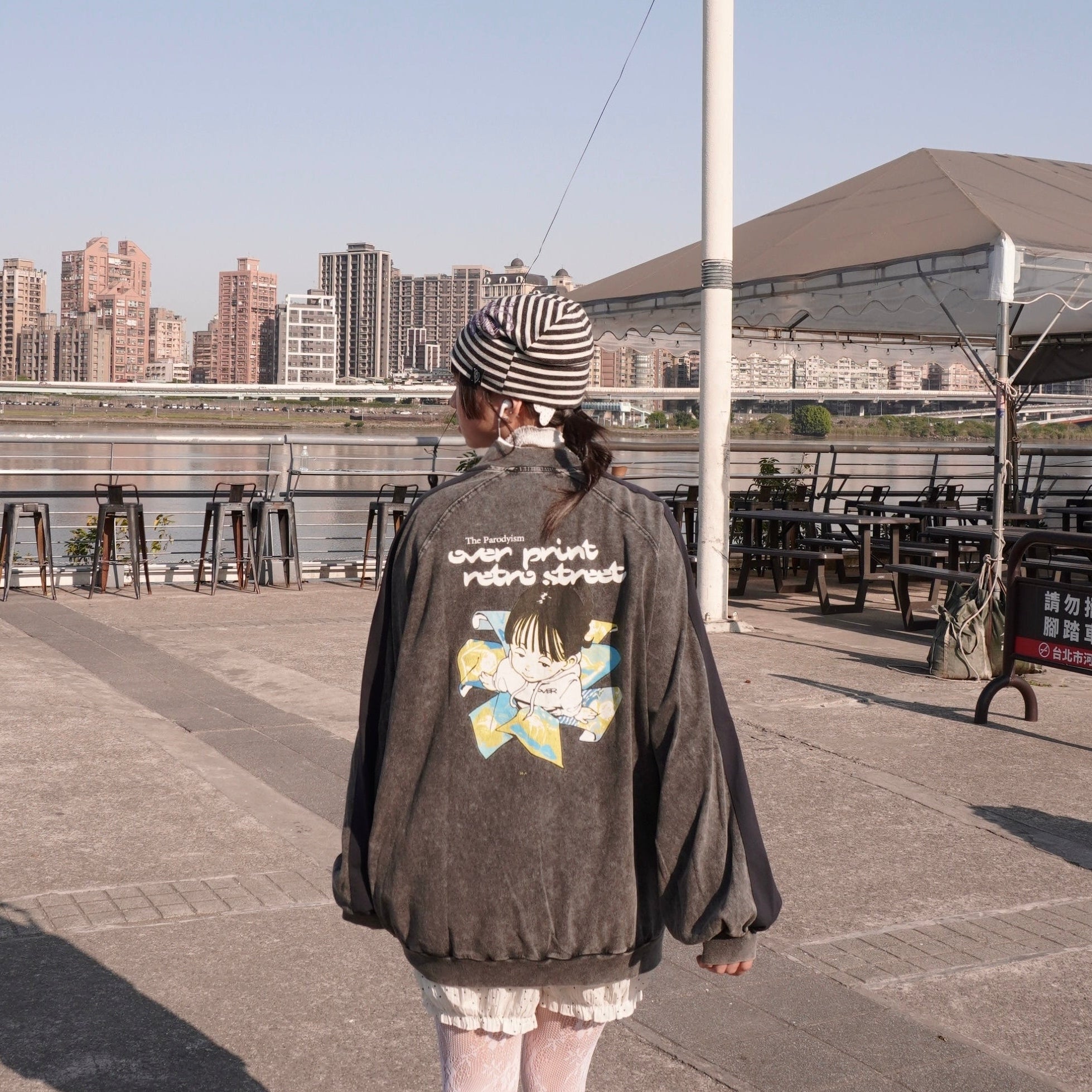 Over Print - pigment Rebirth cotton jacket_yinhao_limited