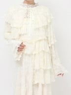 merry jenny｜Lace Tiered Bolero