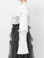 merry jenny｜Lace Tiered Bolero