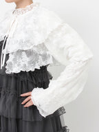 merry jenny｜Lace Tiered Bolero
