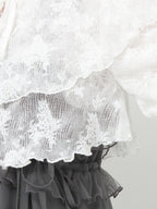 merry jenny｜Lace Tiered Bolero