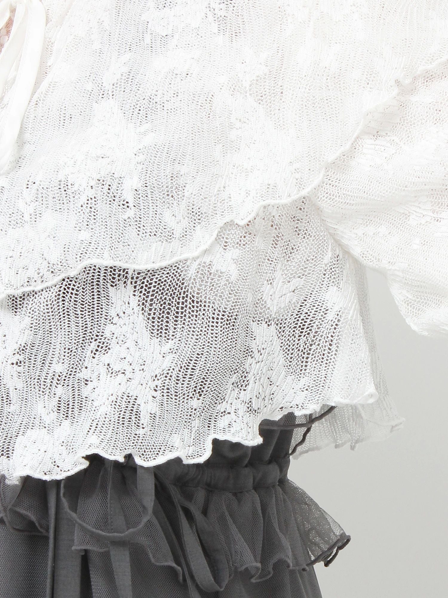 merry jenny｜Lace Tiered Bolero