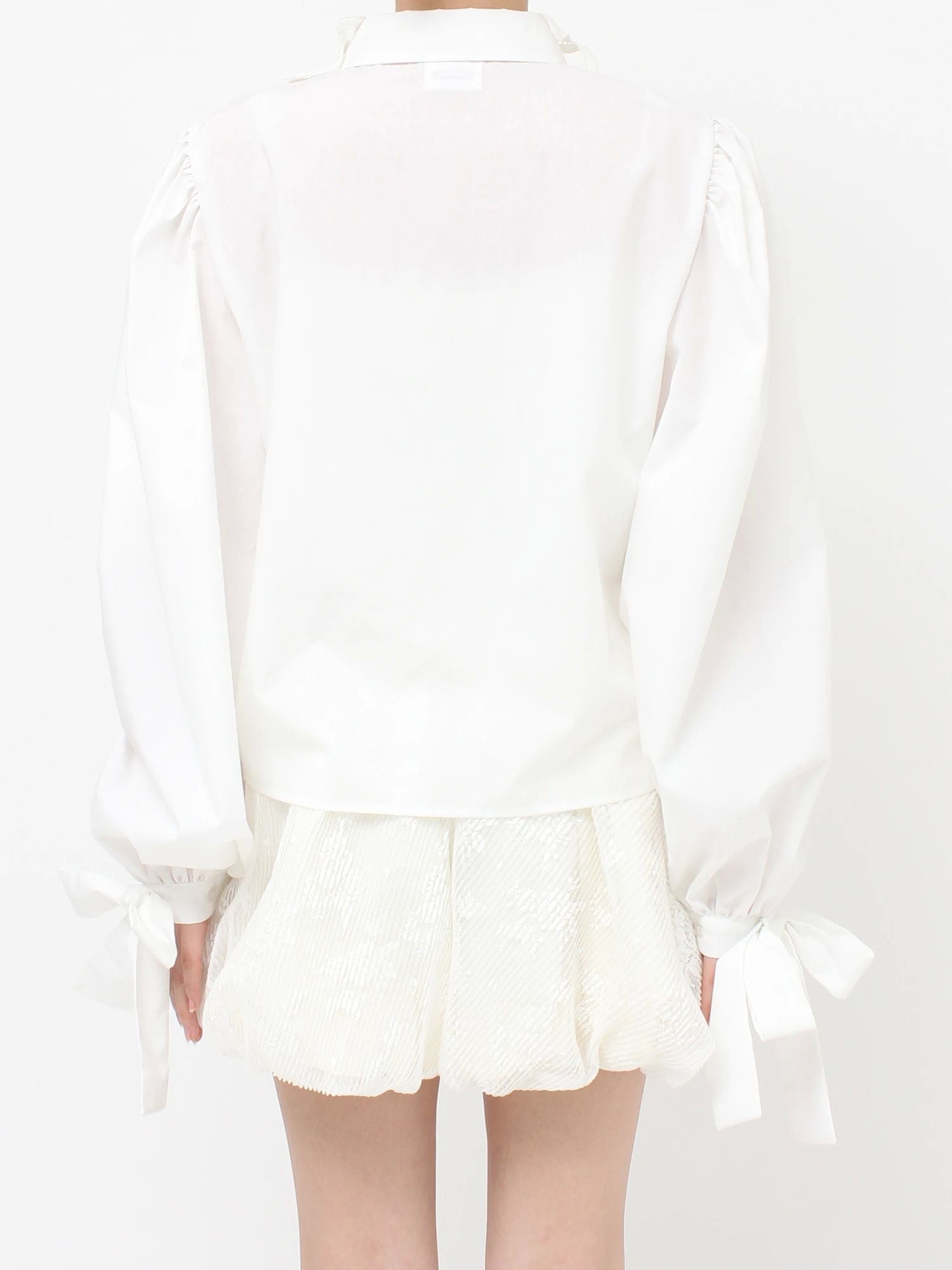 merry jenny｜Ribbon Patch Blouse