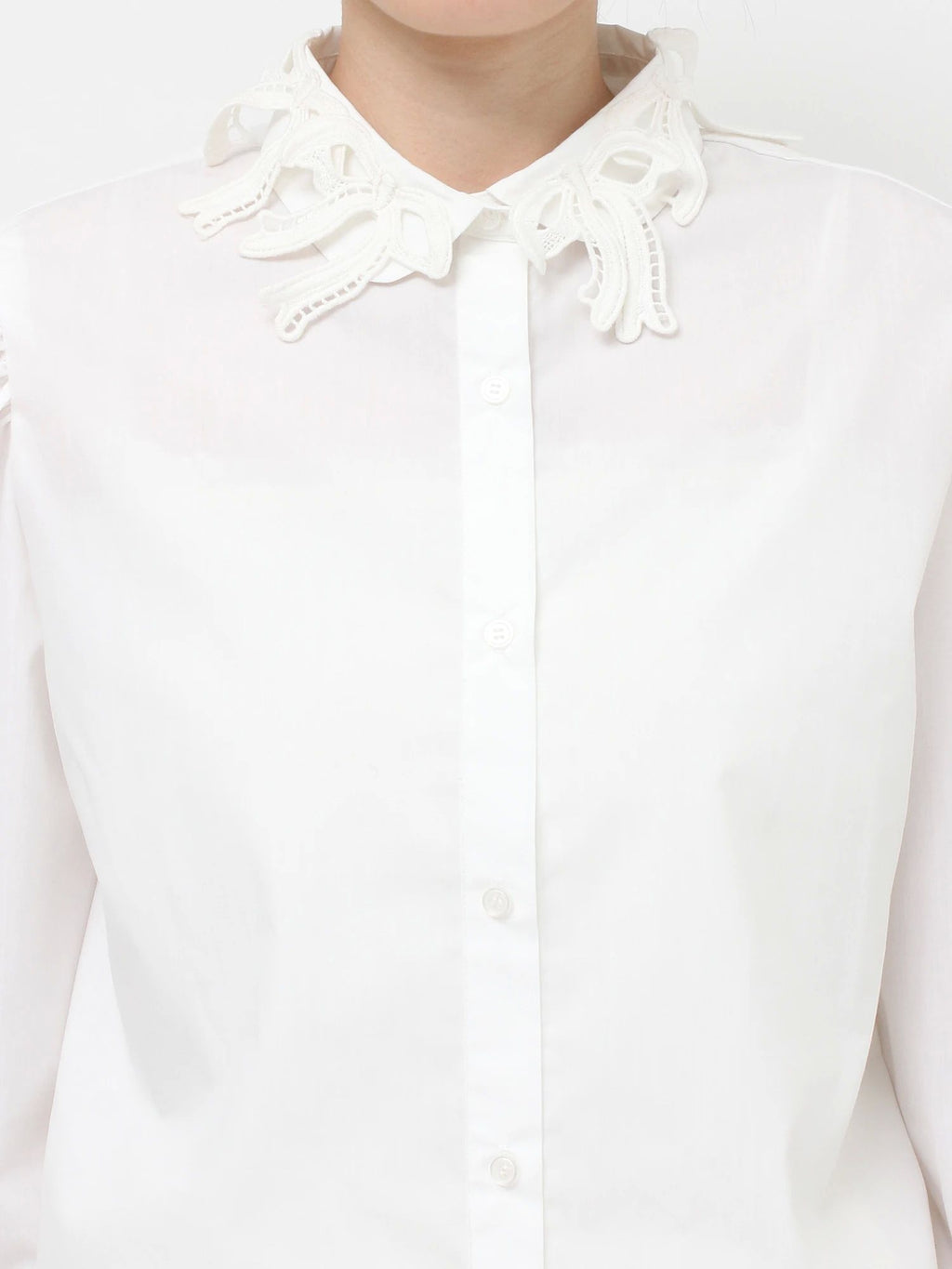 merry jenny｜Ribbon Patch Blouse