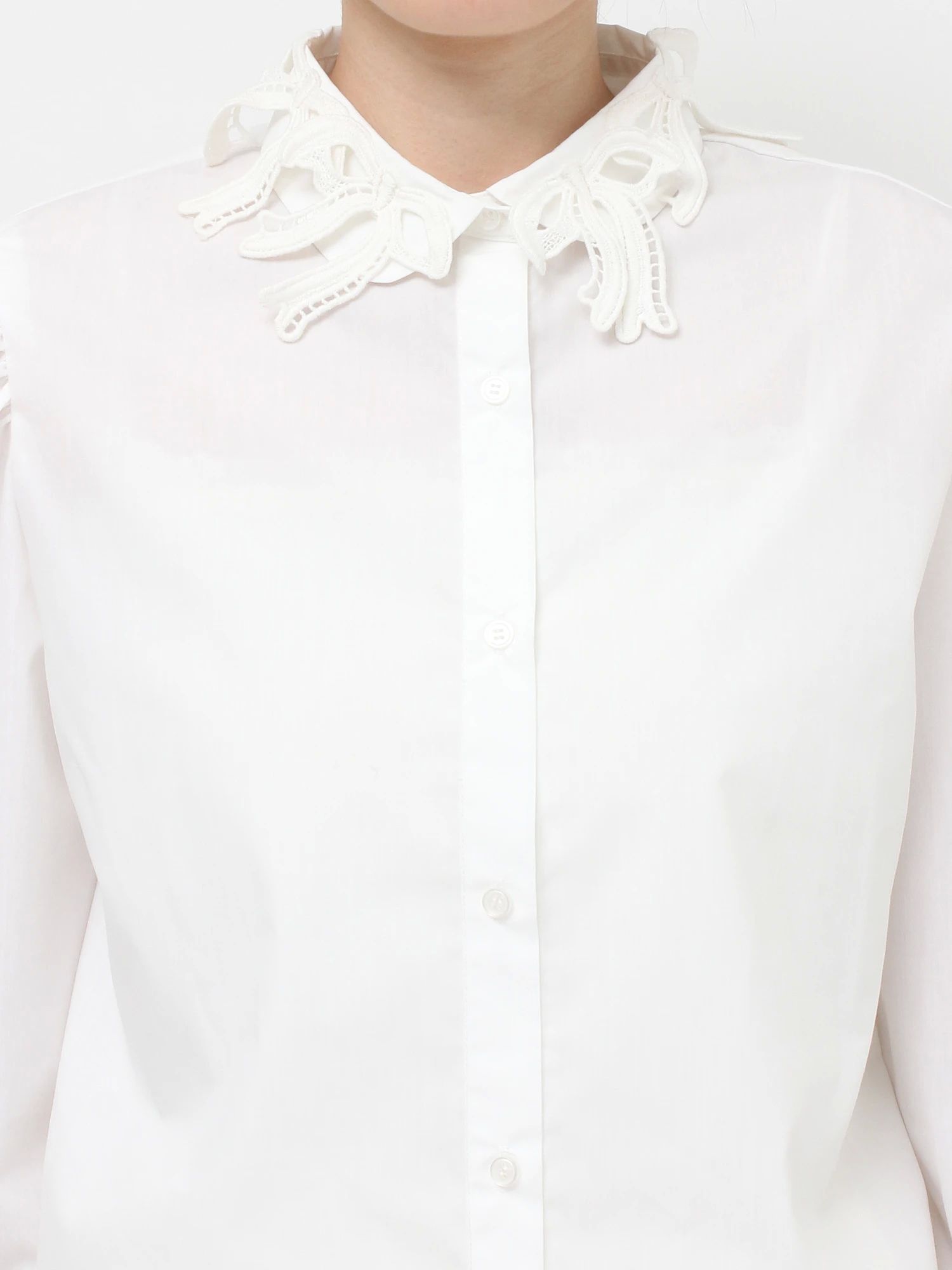 merry jenny｜Ribbon Patch Blouse